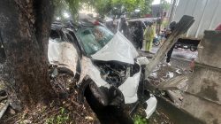 Toyota Raize Terpental di Tol Reformasi Makassar, Istri Anggota DPRD Sulsel Tewas di TKP