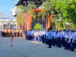 SMPN 36 Makassar Tegakkan Disiplin dan Karakter Lewat Upacara Bendera Berbasis Permendikdasmen 2026