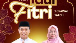 Lebaran 1447 H, Camat Tallo dan Ketua TP PKK Tebar Salam Hangat untuk Warga