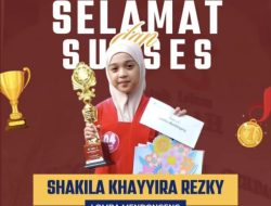 Shakila Khayyira Rezky Terbaik! Siswi SD Makassar Juara 1 Lomba Mendongeng Tingkat Kota
