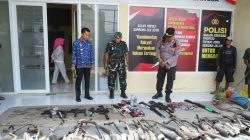 Camat Tallo Pimpin Pemusnahan Ratusan Knalpot Brong dan Senjata Mainan