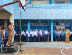 SMP Negeri 1 Makassar Gelar Upacara Perdana Pasca Libur Idul Fitri