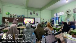 Workshop Penyusunan Soal HOTS di SMPN 10 Makassar Sukses Tingkatkan Kompetensi Guru