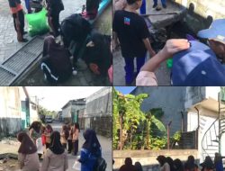 Bangun Budaya Gotong Royong, SMP Negeri 37 Makassar Gelar Aksi Bersih-Bersih Massal