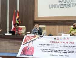 Kuliah Umum di FH Unhas, Appi Cerita Perjuangan dari Penyiar Radio hingga Wali Kota Makassar