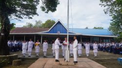 Pelajar SMPN 14 Makassar Kompak Pakai Seragam Paskibraka, Wakasek Kesiswaan: Ini Latihan Karakter Sejak Dini