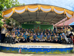 Kabid SMP Pesan Generasi Berdaya Saing di Penamatan SMP Negeri 24 Makassar