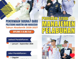 Berlayar Menuju Masa Depan: Polimarim AMI Makassar Resmi Buka Pendaftaran Taruna Baru 2026/2027