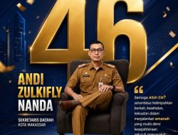 Sekda Makassar Dr. Andi Zulkifly Nanda Genap 46 Tahun, Mengukir Dedikasi untuk Kota Daeng