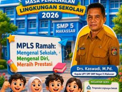 MPLS Ramah 2026, SMPN 5 Makassar Siapkan Generasi Baru yang Percaya Diri dan Berprestasi