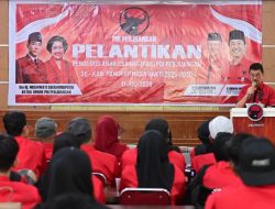 Bakar Semangat Kader di Pangkep, Andi Ridwan Wittiri Lantik Pengurus PAC PDI Perjuangan Masa Bakti 2025–2030