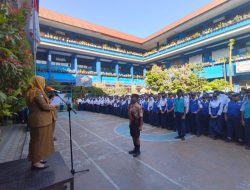 Pelepasan Kontingen Jambore Nasional oleh Kepala SMPN 4 Makassar, Semangat Cetak Generasi Berkarakter