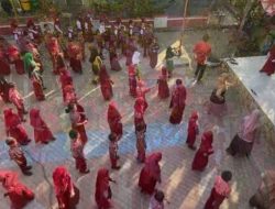 Senam Pagi Penuh Semangat Warnai Aktivitas Murid dan Guru di SDI Buttatianang II Makassar