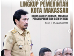 Pemkot Makassar Gelar Rakor, Bahas Perlindungan Sosial dan Persampahan