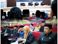 Camat Tamalanrea Ikuti Rapat Paripurna DPRD Kota Makassar