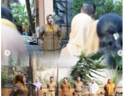 Sekcam Tamalanrea Pimpin Apel Pagi, Tekankan Disiplin dan Kepedulian Antarpegawai