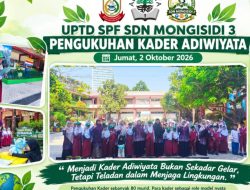 SDN Mongisidi III Kukuhkan 80 Kader Adiwiyata, Bukan Sekadar Gelar tapi Teladan Menjaga Lingkungan