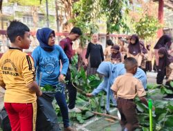 Ciptakan Sekolah Bersih dan Nyaman,SDI Bertingkat Labuang Baji Kompak Gelar Kerja Bakti