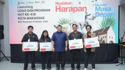 Munafri Resmi Luncurkan Logo HUT ke-419 Makassar Usai Seleksi Karya Designer Muda Lokal