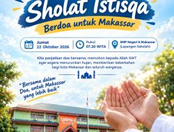 Bersama dalam Doa, SMPN 6 Gelar Sholat Istisqa, Mohon Hujan dan Keberkahan untuk Kota Daeng